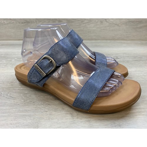 Aetrex mimi blue snakeskin - mimi,